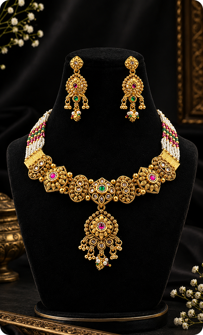 Kolhapuri Saj jewelary